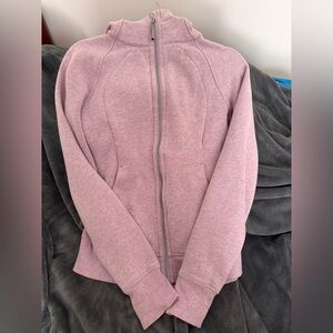 Lululemon scuba full zip size 8 in pink/purple